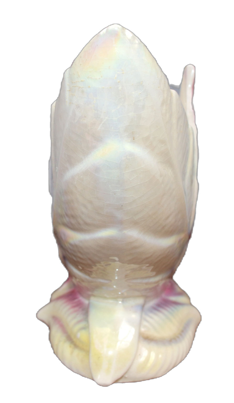 Миниатюра: Preloved Vintage Lustreware Vase, Flower Trough Vase, Ceramic Vase