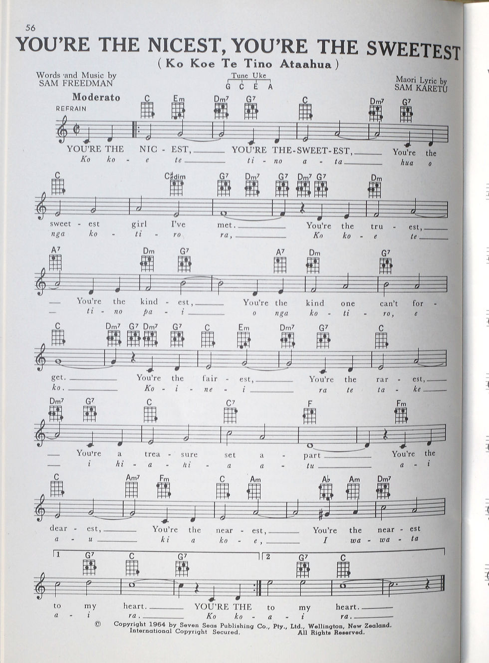 Miniature : Preloved Vintage Songs of New Zealand Maori Music