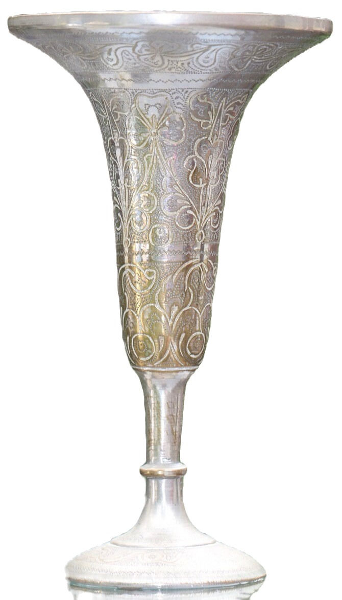 Miniaturbild: Preloved Vintage Metal Vase, Metal Decor