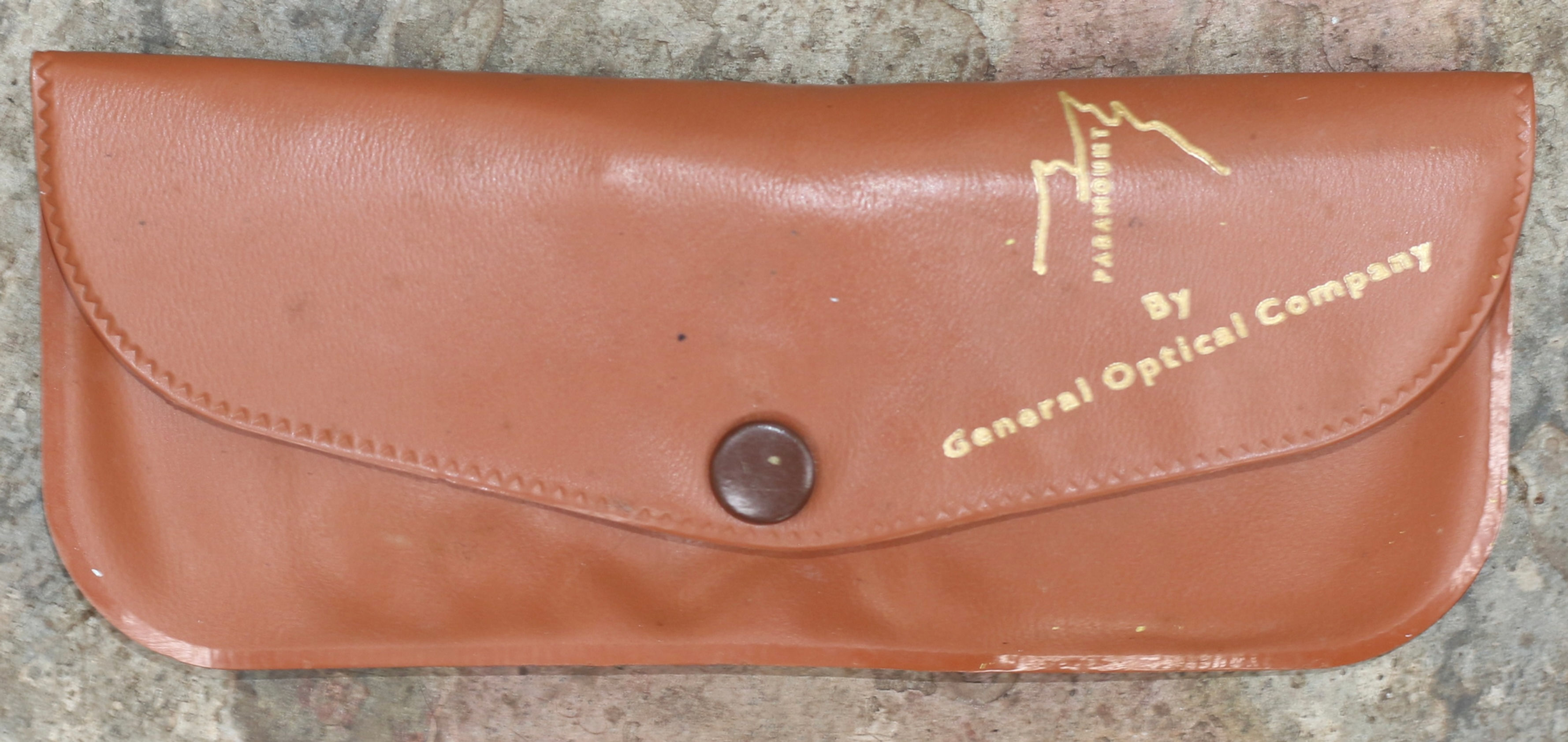 Preloved Vintage Clip-On Sunglasses Lenses in vinyl case