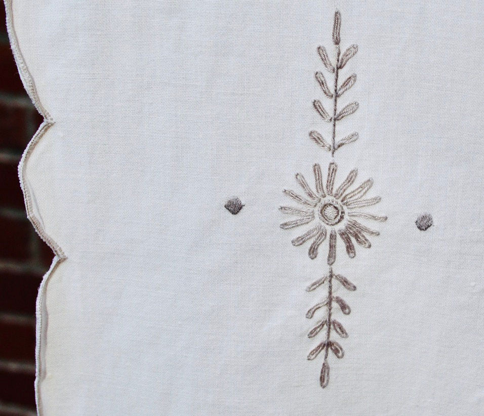 Miniature : Preloved Floral Tablecloth, Flower Tablecloth, Decorative Tablecloth