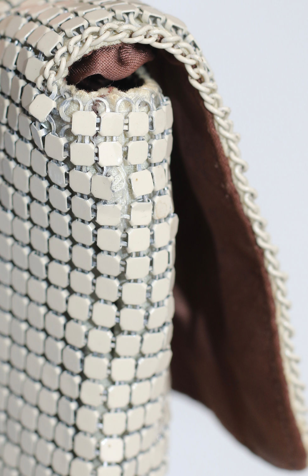 Μικρογραφία: Preloved Vintage Aluminium Mesh Bag, Glomesh-style Purse