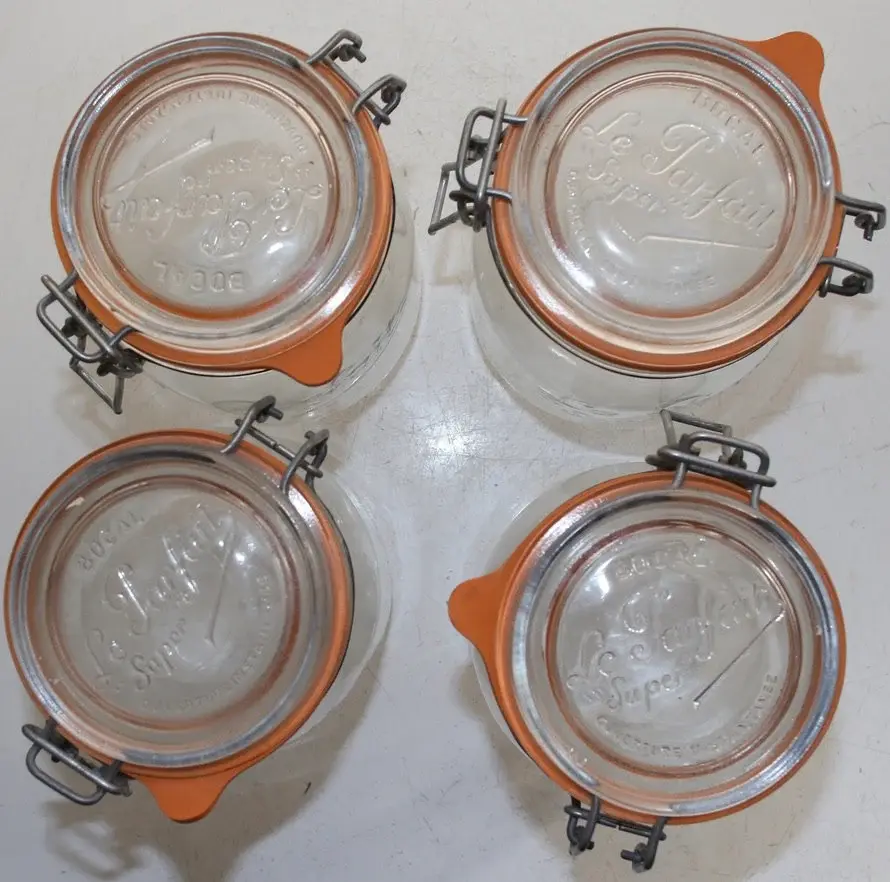 Miniaturbild: Preloved  Le Parfait Glass Canning Bottle , 1 Litre Glass Canning Bottle