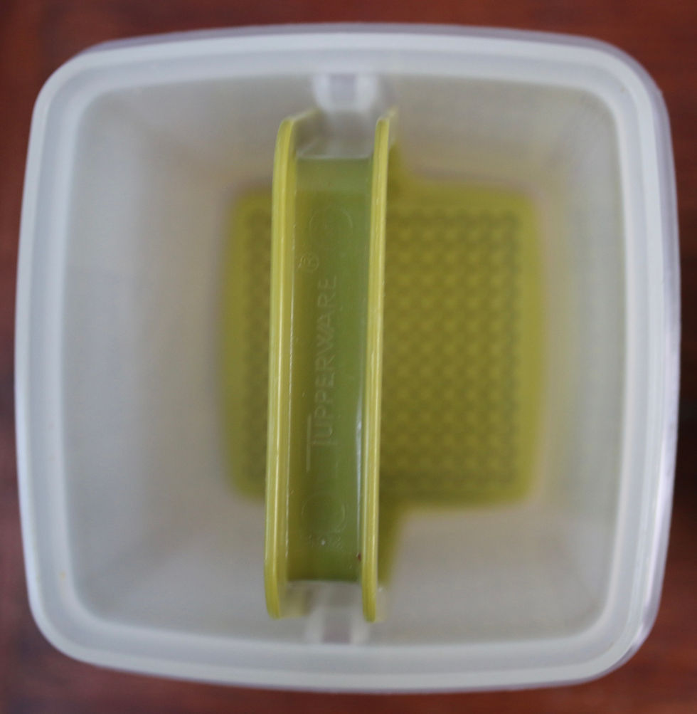 Thumbnail: Preloved Tupperware Beetroot Keeper, Tupperware pickle or pineapple or b