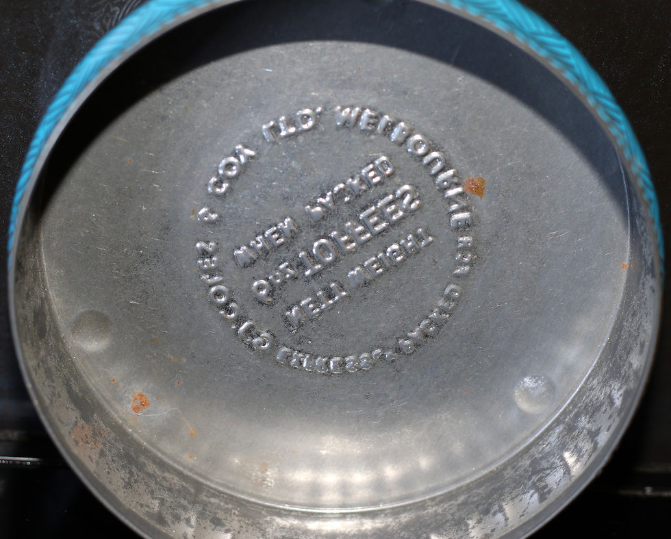 Miniatura: Preloved Vintage Cat Tin, Small Cat Toffee Tin, G.J. Coles & Coy Ltd Tin