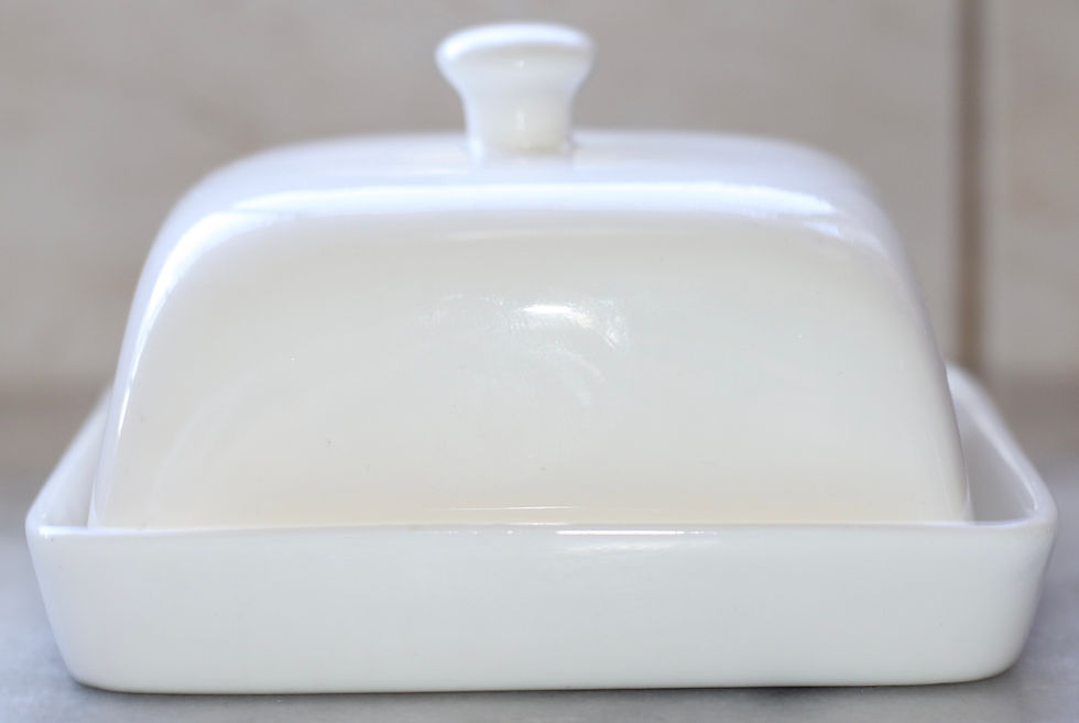 Miniature : Preloved Porcelain Maxwell and Williams White Basics Butter Keeper, Butter Dish
