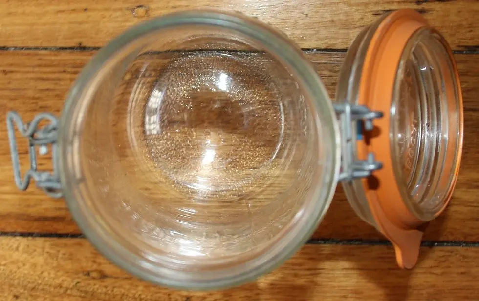 Miniaturbild: Preloved  Le Parfait Glass Canning Bottle , 1 Litre Glass Canning Bottle
