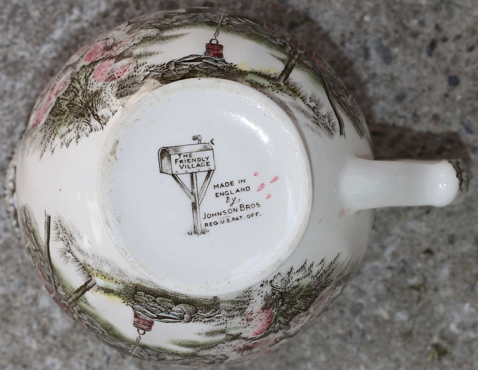 縮圖：Preloved Vintage Ceramic Johnson Bros of England The Friendly Village Jug