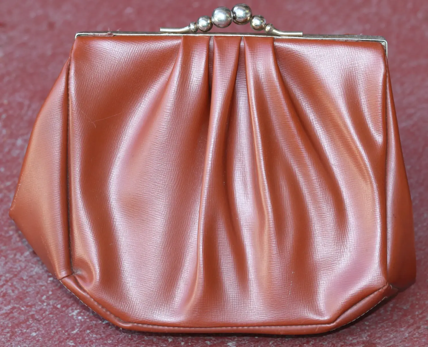 Preloved Vintage vinyl clutch