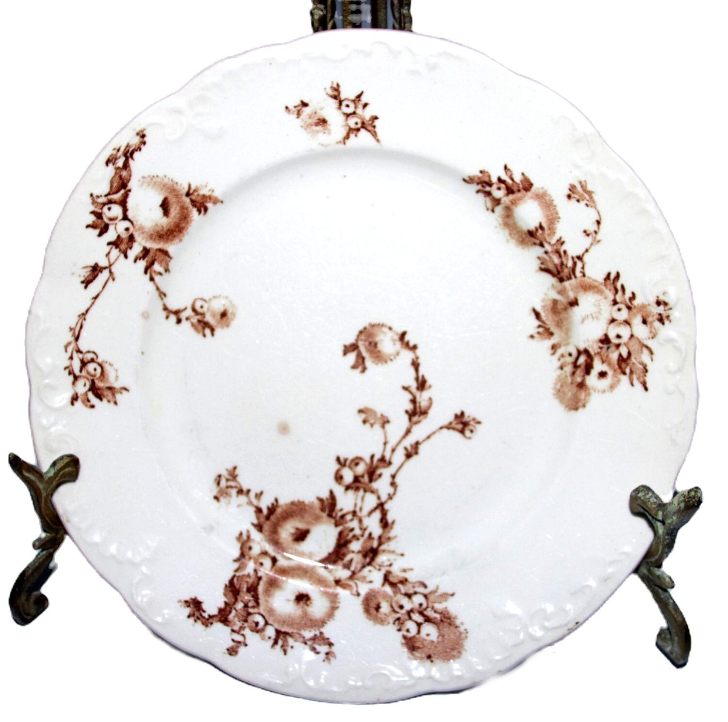 Preloved Snowfall Vintage English Porcelain Plate