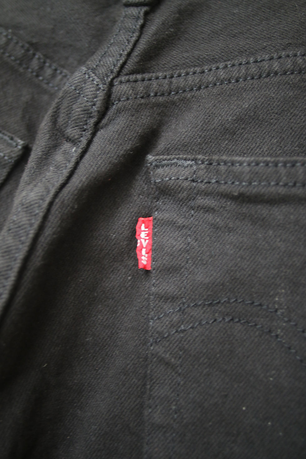 Miniatura: Preloved Black Levi Strauss Premium 501 W26 L28 Levi's Jeans