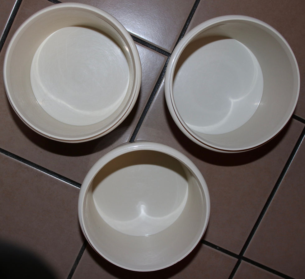 縮圖：Preloved Trio of Tupperware containers, Set of Three Tupperware Containers