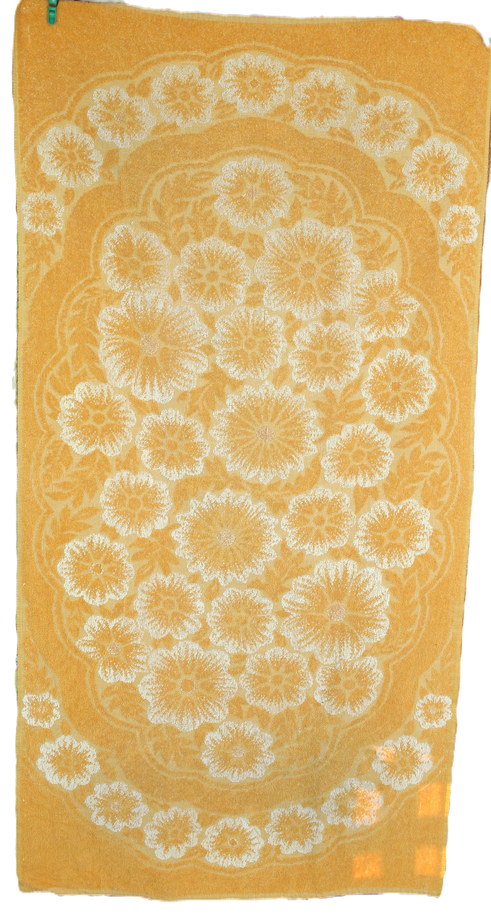 Preloved Vintage Guest Room Towel,  Floral dri-glo Towel, Flower Towel