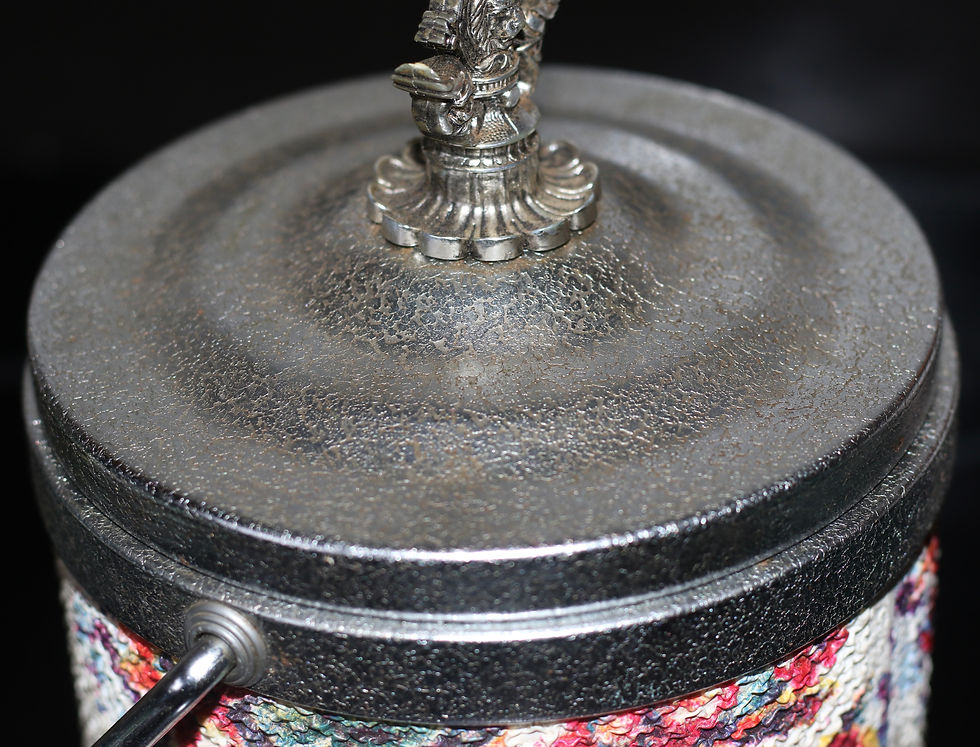 Miniatura: Preloved Vintage Plastic and Metal Floral Ice Bucket