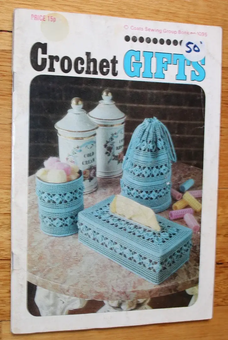 Thumbnail: Coats Sewing Group no. 1095 Crochet Gifts OOP Patterns