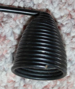 Miniatura: Preloved Metal Candle Snuffer with Wooden Handle