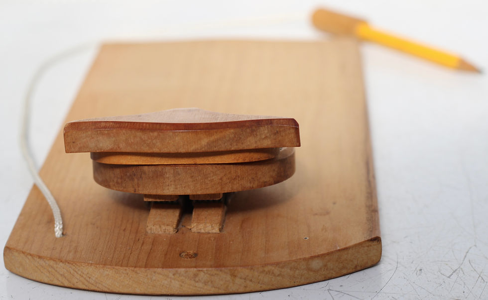 Miniatura: Preloved Owl Wooden Notepad Holder