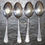 Miniaturbild: Preloved Vintage Grosvenor Plate EPNSA1 Spoons, Set of Six Silver Spoons