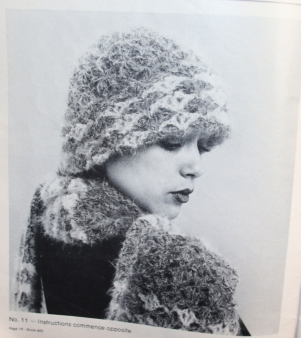 Miniatura: Vintage Patons No. 483 Winter Warmers Knitting and Crocheting Book