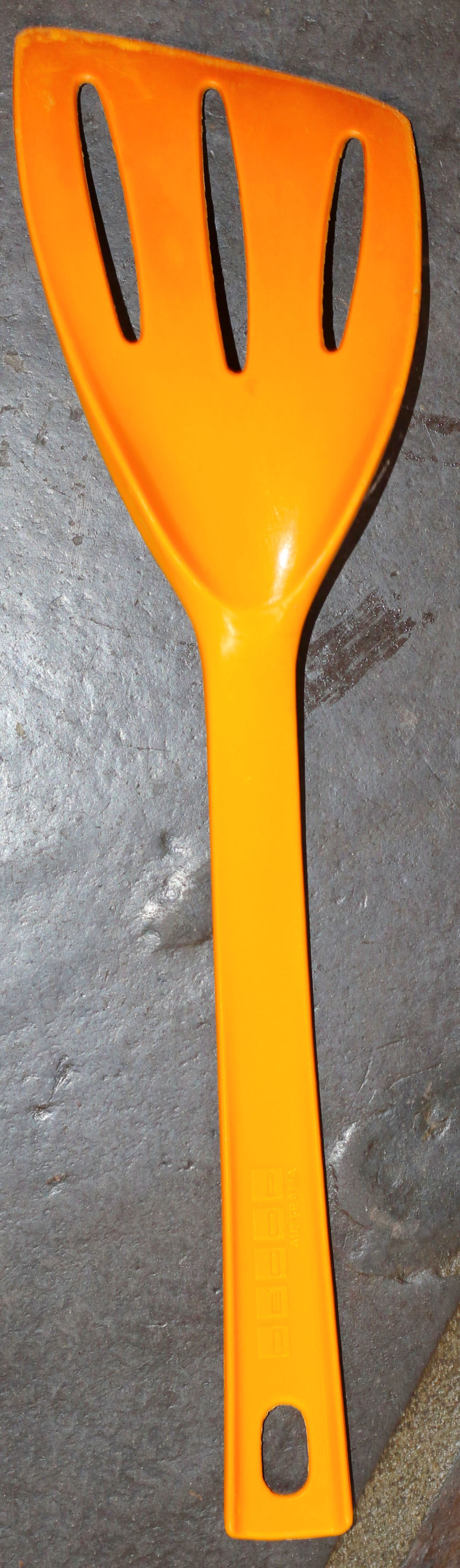 Miniature : Preloved Vintage Decor Spatula Utensil, Slotted Turner