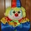 Miniatura: Preloved  Plastic Bag Clown,  Nappy Bag Doll, Clown Diaper Bag, Clown Nappy Bag