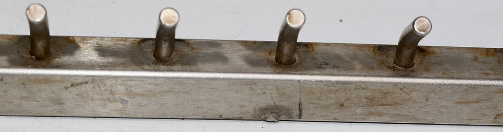 Миниатюра: Preloved Metal Coat Rack, Steel Jacket Hooks