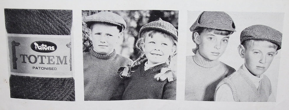 Miniaturbild: Vintage Patons Knitting Book Classic Series 7 - Pullover with set in sleeves. OO
