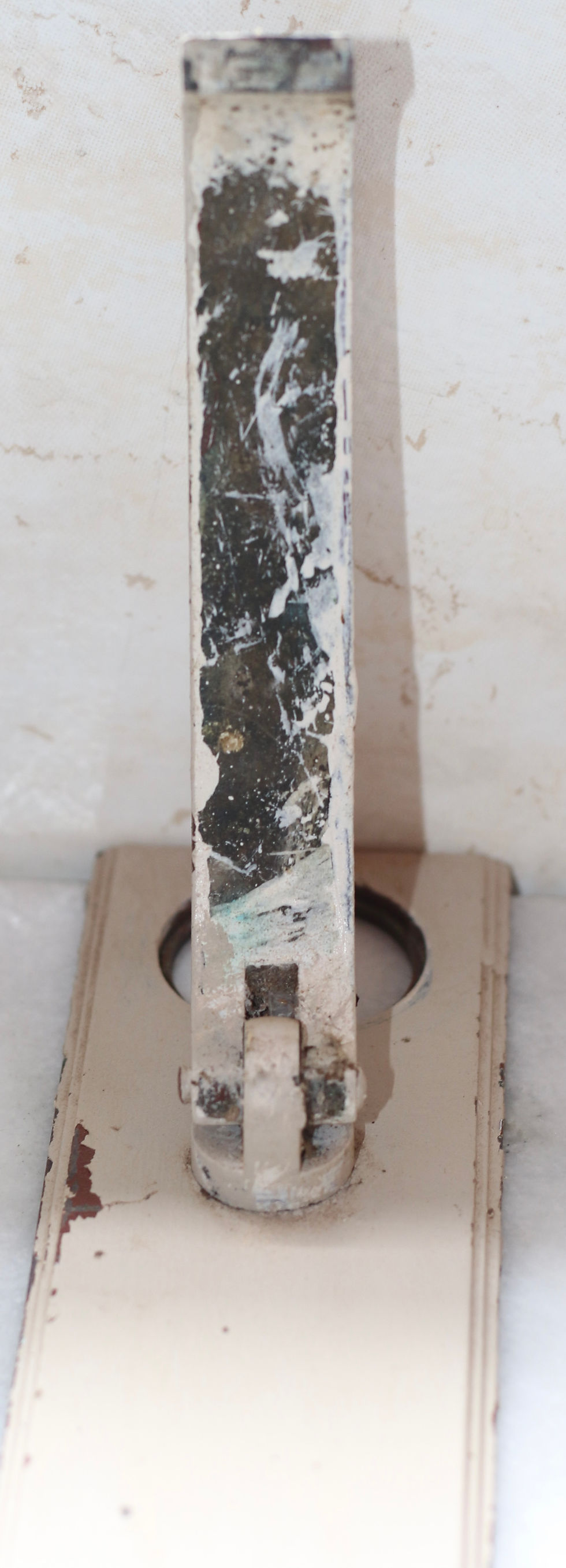 Miniaturbild: Preloved antique metal door handle set backplate and pull knocker