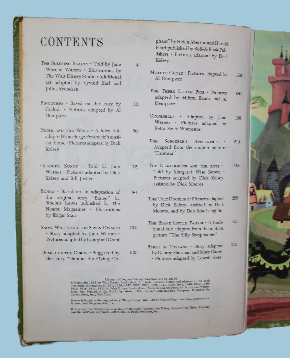 Μικρογραφία: Preloved Walt Disney's Fantasyland Book