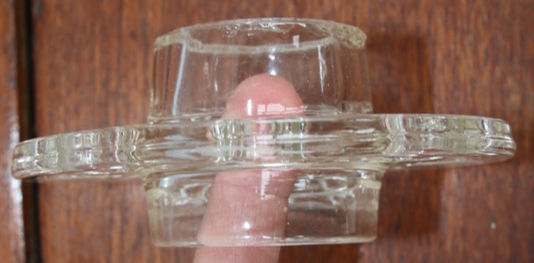 Μικρογραφία: Preloved Vintage Glass Flower Frog