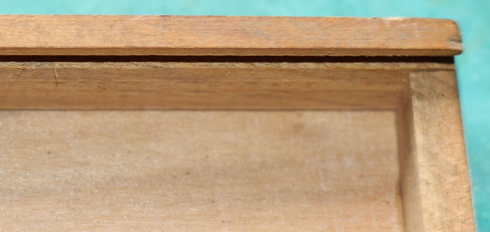 Thumbnail: Preloved Vintage Wooden Pencil Box with Sliding Lid