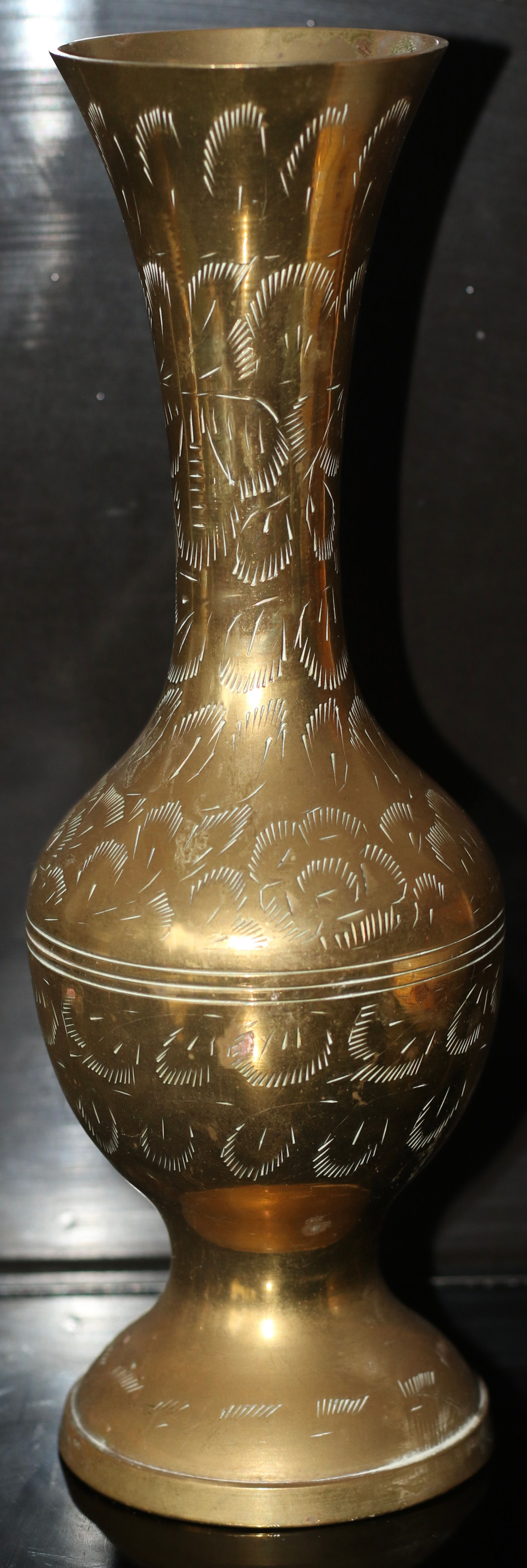 Preloved Vintage Brass Vase