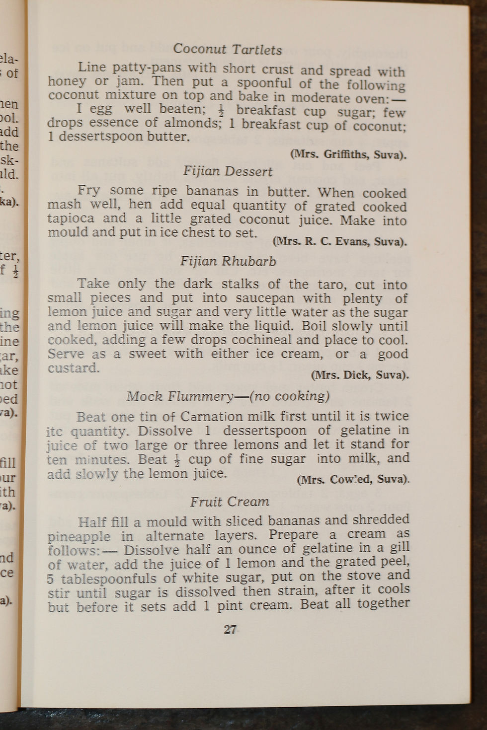 Thumbnail: Preloved Vintage South Sea Island Recipes, Girl Guides' Asociation Fiji