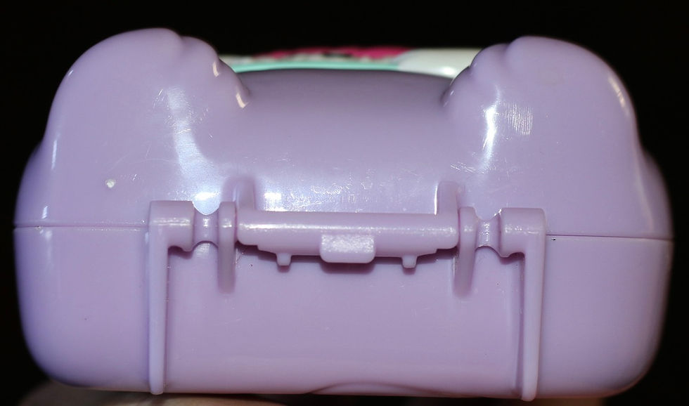 Μικρογραφία: Preloved 2021 Mattel Polly Pocket Zen Cat Restaurant / Sushi Shop Cat Compact