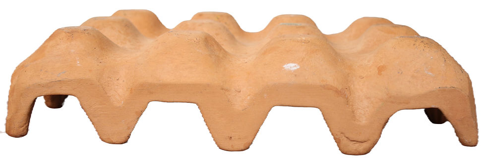 Miniatura: Preloved Terracotta Egg Rack, Egg Carton