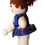 Thumbnail: Preloved Knitted Netball Girl Stuffed Toy - Goalkeeper Doll
