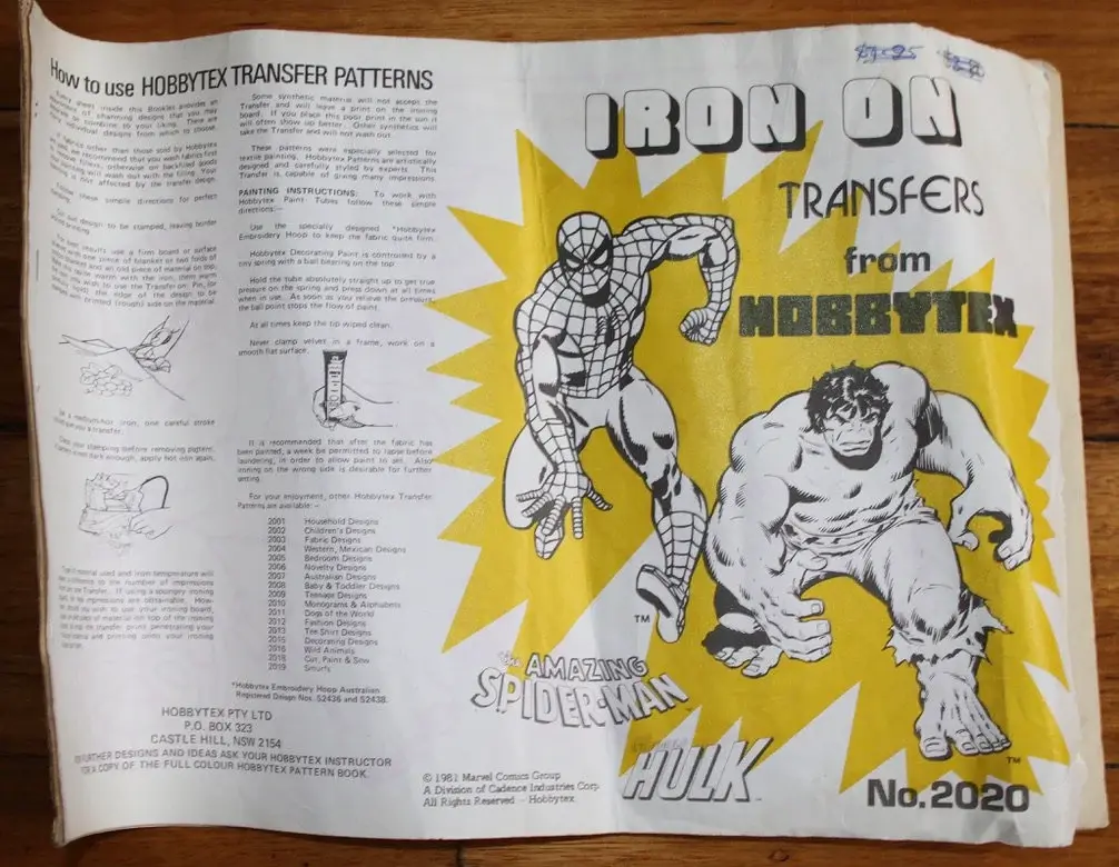 Preloved Vintage Hobbytex 2020, Amazing Spiderman & The Incredible Hulk