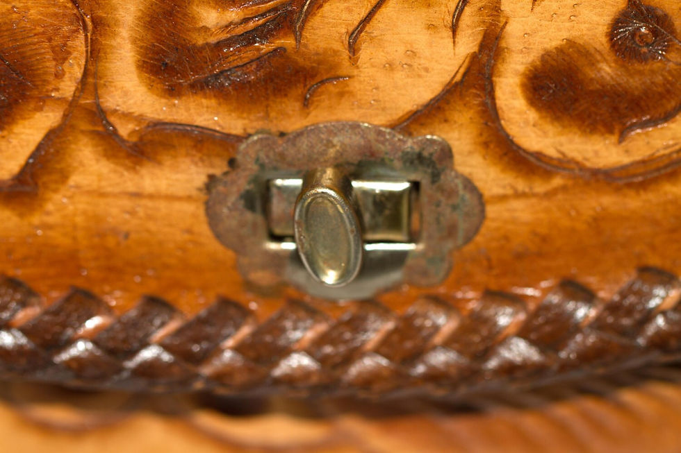 Miniature : Preloved Vintage Leather Handbag