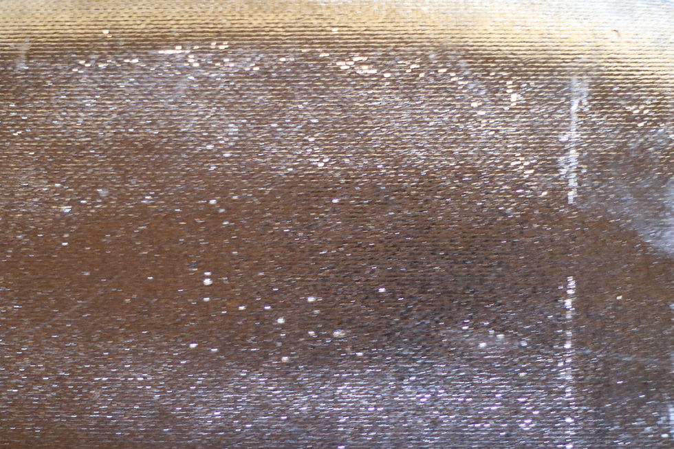 Thumbnail: Vintage decorative oval serving tray with floral roses print and plastic handles