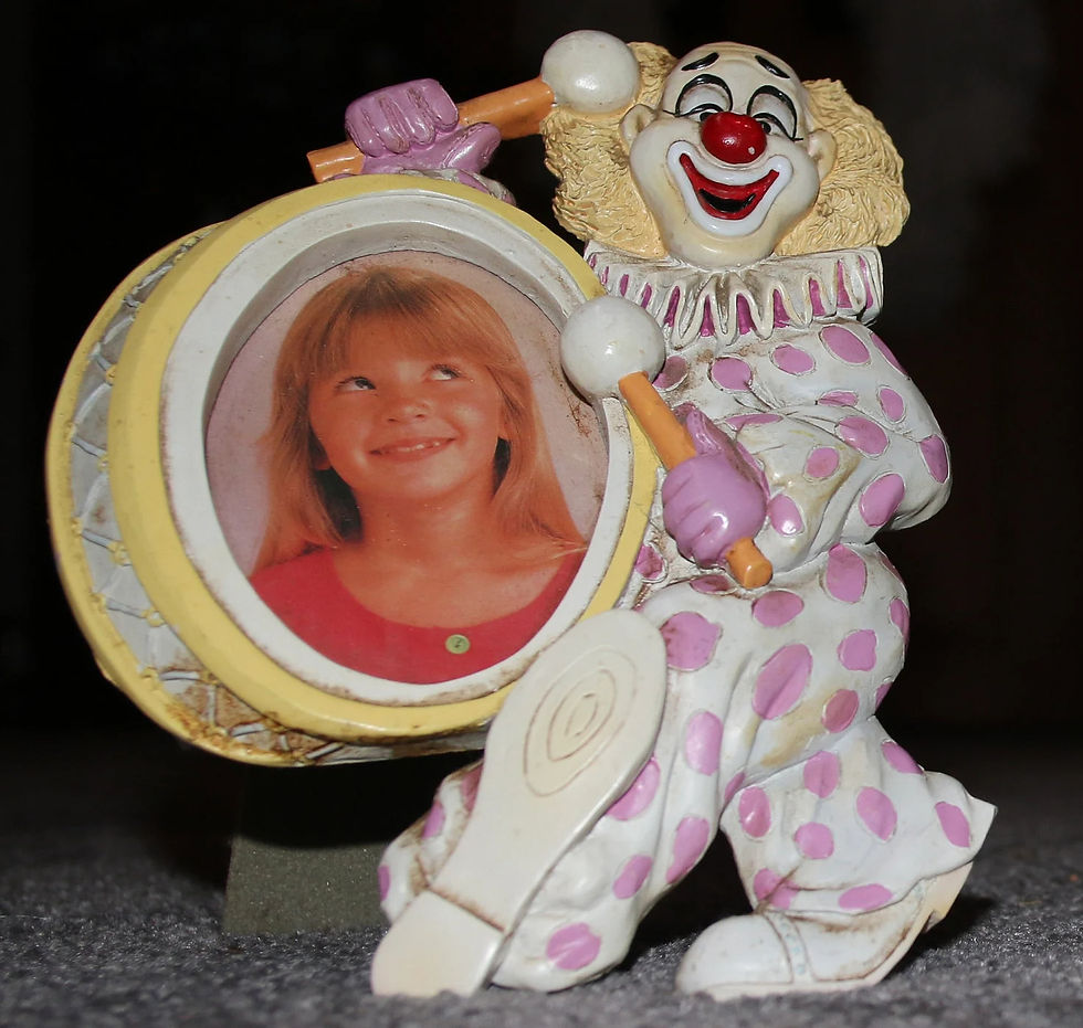 Thumbnail: Preloved Clown Picture Frame, Clown Photo Frame