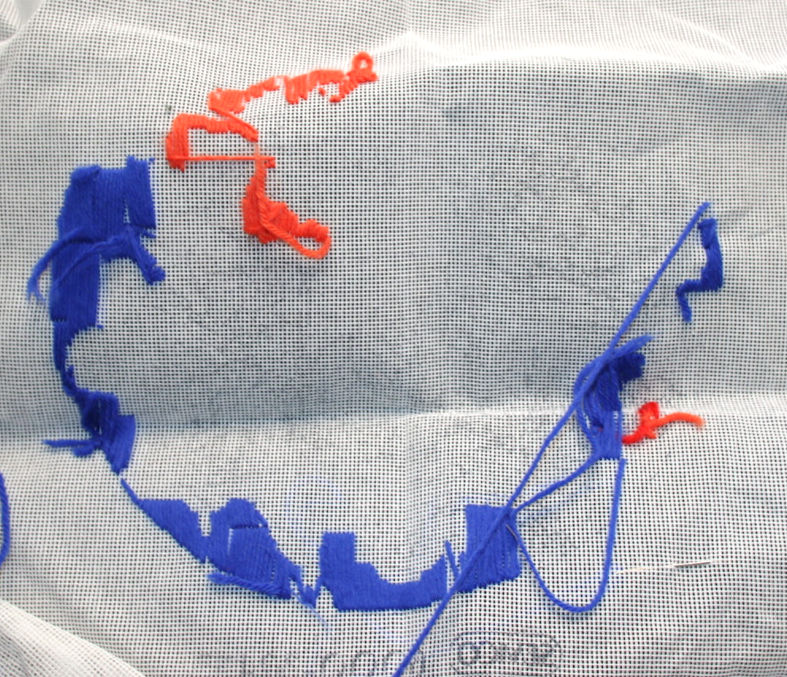 Thumbnail: Preloved Anchor Semco Kit 6000 3245 Poppies Long Stitch Originals