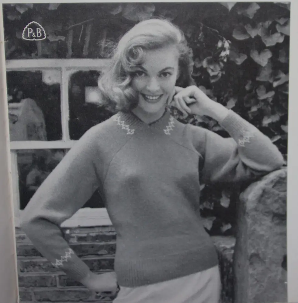 縮圖：Vintage Patons Knitting Book No. 556. OOP patterns