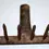 Miniatura: Long vintage metal rake head - Vintage metal rake head - coat hook - hat
