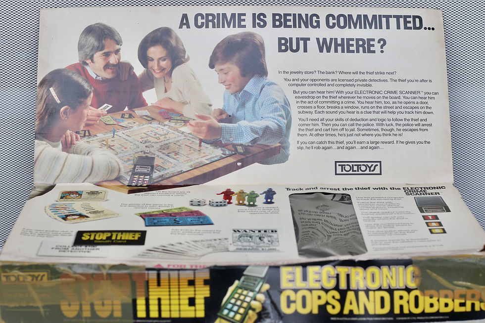 Miniatura: Preloved Vintage 1979 Parker Brothers Toltoys board game Stop Thief