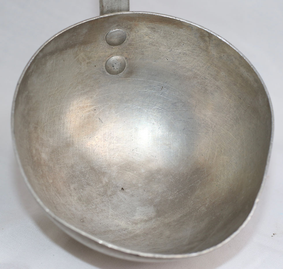 Thumbnail: Preloved Metal ladle, Vintage Kitchen Ladle Utensil