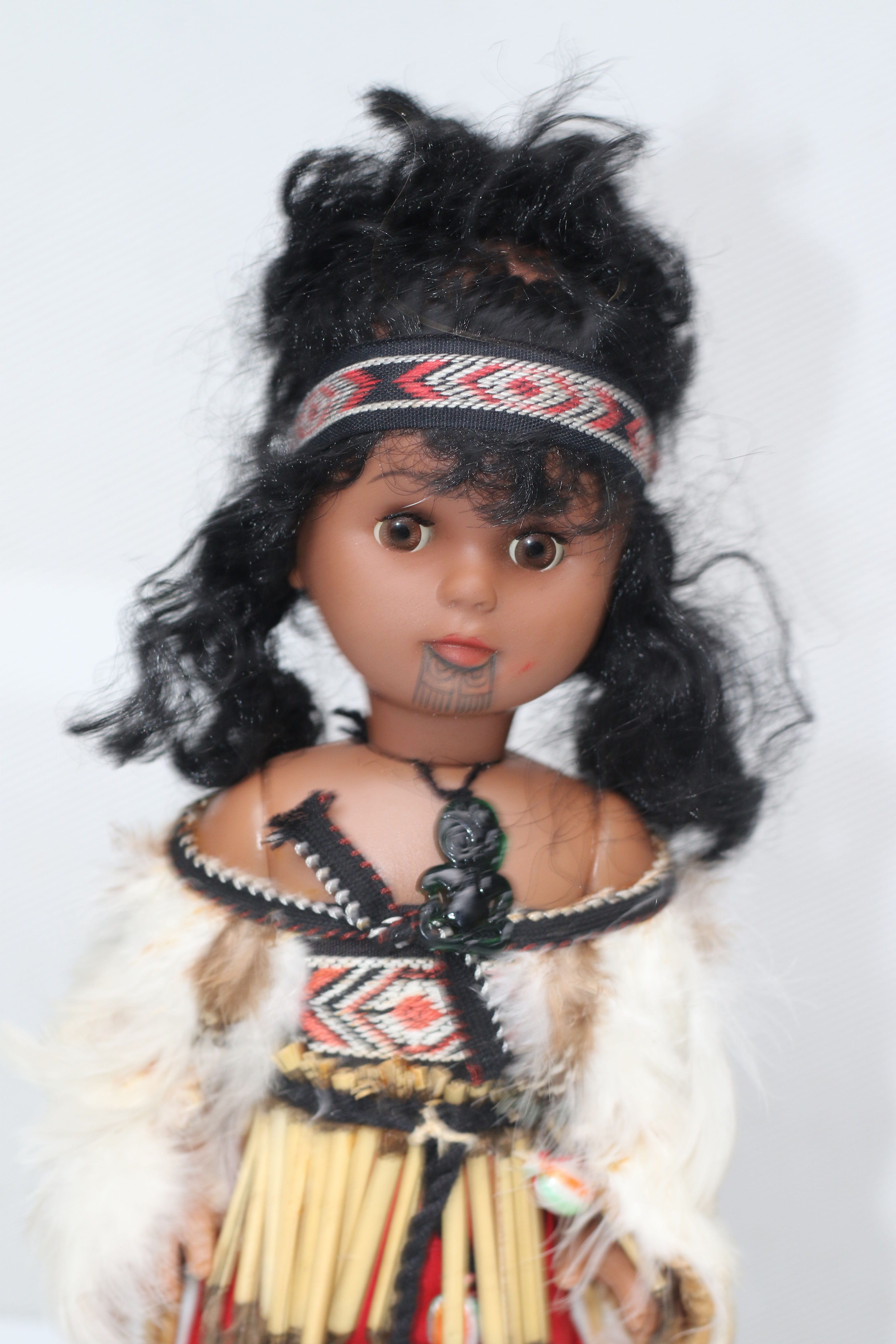 Preloved Maori Doll, New Zealand Maori Doll