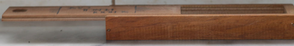 Thumbnail: Preloved Vintage Wooden Pencil Box with Sliding Lid