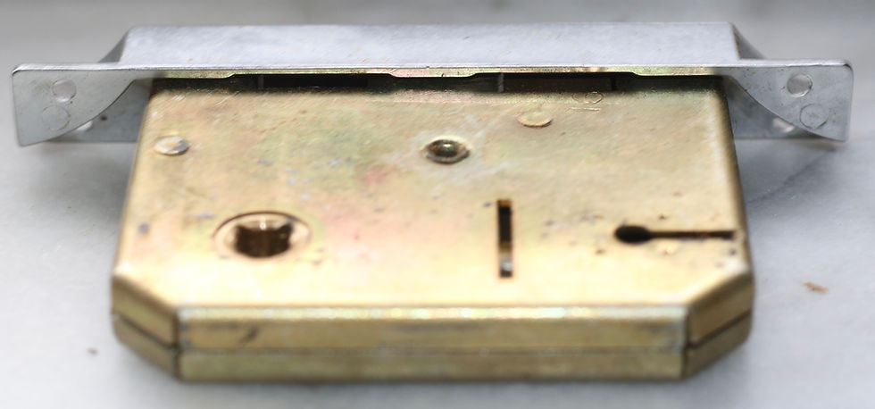 Thumbnail: Preloved Lane door mortice, in original packaging. No Key