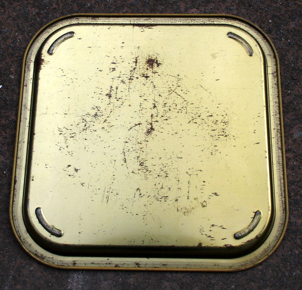 縮圖：Preloved Vintage Willows metal tray, Drambuie Tray
