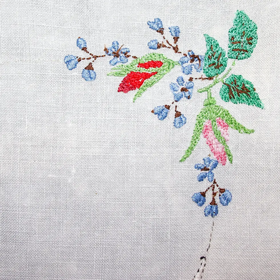 縮圖：Preloved Floral Centrepiece, Floral tablemat